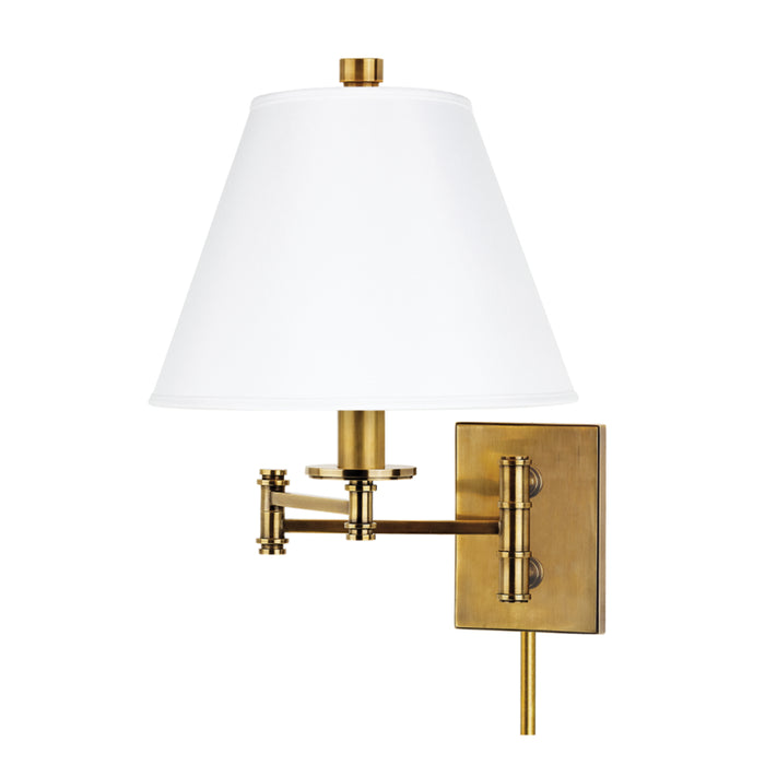 Hudson Valley - 7721-AGB-WS - One Light Wall Sconce - Claremont - Aged Brass