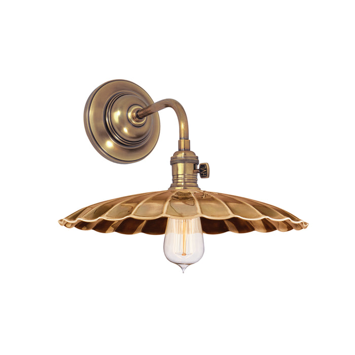 Hudson Valley - 8000-AGB-MS3 - One Light Wall Sconce - Heirloom - Aged Brass