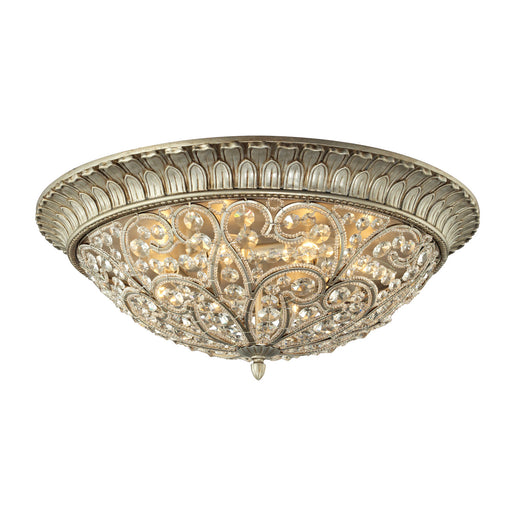 Elk Lighting - 11695/8 - Eight Light Flush Mount - Andalusia - Aged Silver