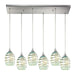 Elk Lighting - 31348/6RC-MN - Six Light Pendant - Vines - Satin Nickel