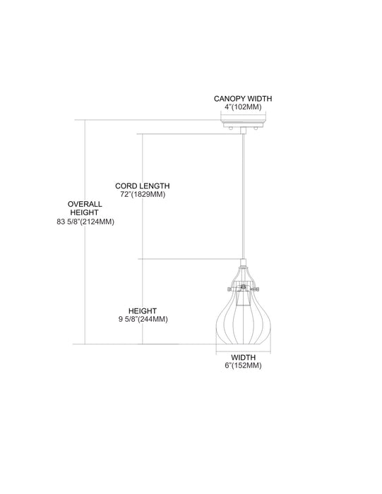 Danica Mini Pendant-Mini Pendants-ELK Home-Lighting Design Store