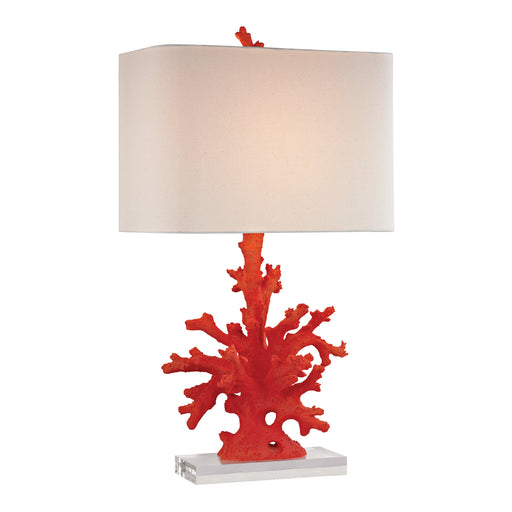 Elk Home - D2493 - One Light Table Lamp - Red Coral - Red Coral