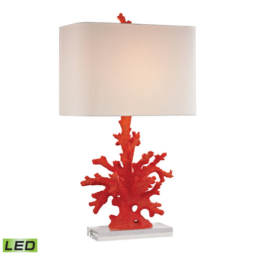 Red Coral LED Table Lamp