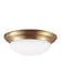 Generation Lighting - 75435-848 - Two Light Flush Mount - Nash - Satin Bronze
