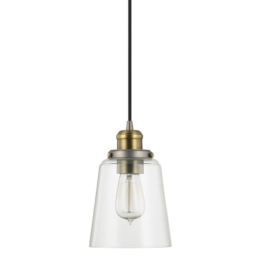 Capital Lighting - 3718GA-135 - One Light Pendant - Independent - Graphite and Aged Brass