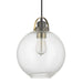 Capital Lighting - 4641GA-136 - One Light Pendant - Independent - Graphite and Aged Brass