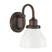 Capital Lighting - 8301BB-128 - One Light Wall Sconce - Baxter - Burnished Bronze