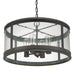 Capital Lighting - 9568OB - Four Light Outdoor Hanging Lantern - Dylan - Old Bronze