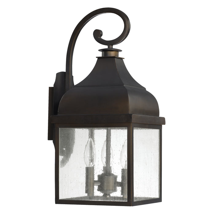 Capital Lighting - 9642OB - Three Light Outdoor Wall Lantern - Westridge - Old Bronze