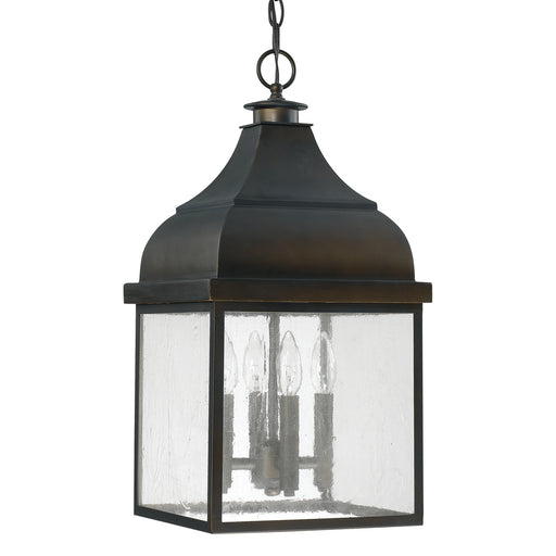 Capital Lighting - 9646OB - Four Light Outdoor Hanging Lantern - Westridge - Old Bronze