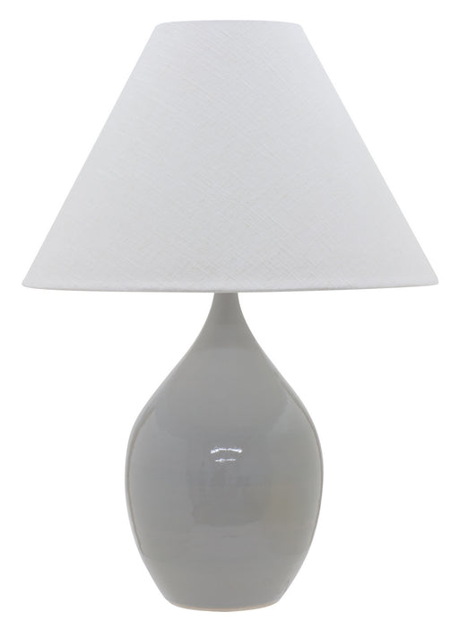 House of Troy - GS400-GG - One Light Table Lamp - Scatchard - Gray Gloss