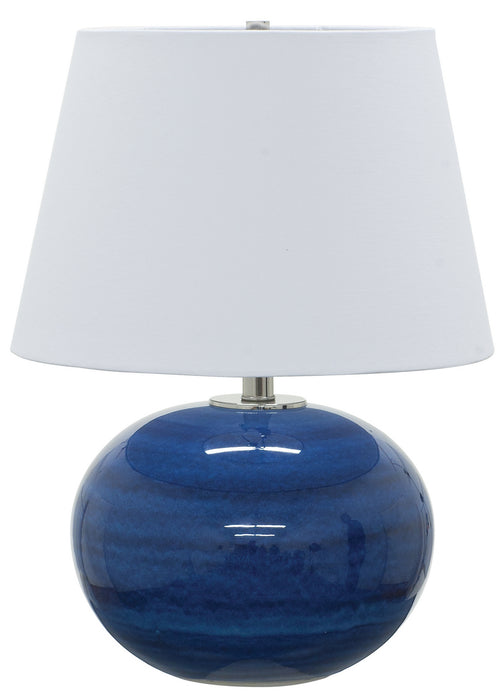 House of Troy - GS700-BG - One Light Table Lamp - Scatchard - Blue Gloss