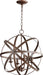 Quorum - 6009-4-86 - Four Light Chandelier - Celeste - Oiled Bronze