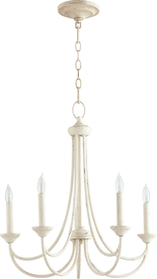 Quorum - 6250-5-70 - Five Light Chandelier - Brooks - Persian White