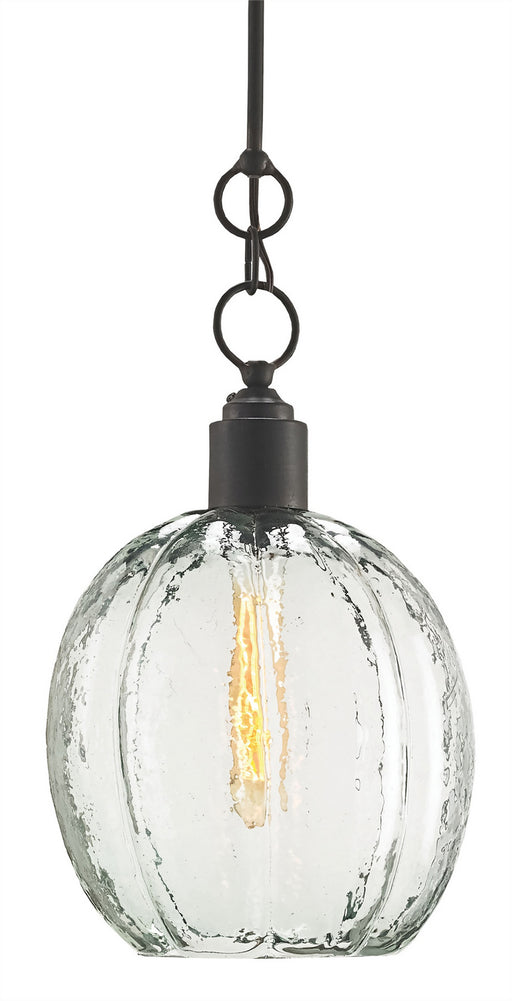 Currey and Company - 9514 - One Light Pendant - Aquaterra - Old Iron