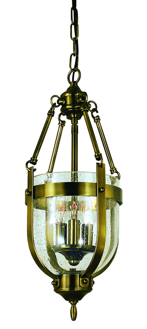Framburg - 1013 AB - Three Light Chandelier - Hannover - Antique Brass