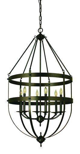 Six Light Foyer Chandelier