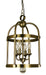 Framburg - 1103 AB - Four Light Chandelier - Compass - Antique Brass