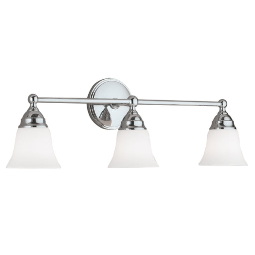 Norwell Lighting - 8583-CH-BSO - Three Light Wall Sconce - Sophie 3 Light Sconce - Chrome