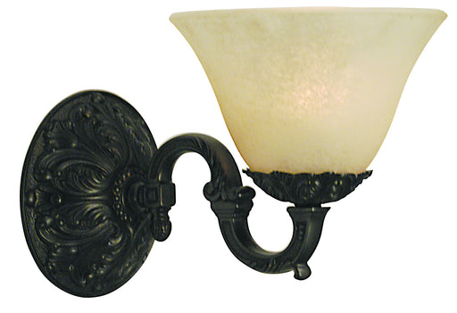 Framburg - 7881 MB/CM - One Light Wall Sconce - Napoleonic - Mahogany Bronze with Champagne Marble Glass