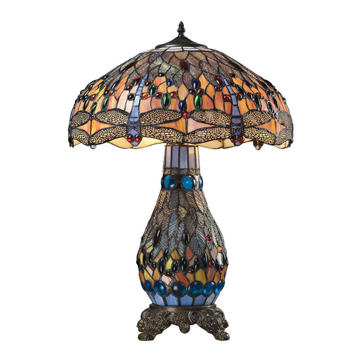 Elk Home - 72079-3 - Three Light Table Lamp - Dragonfly - Tiffany Bronze