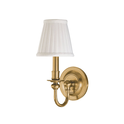 Hudson Valley - 1901-AGB - One Light Wall Sconce - Beekman - Aged Brass