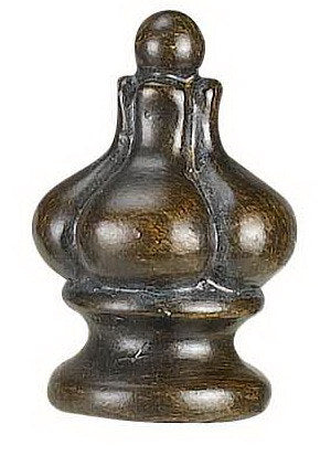 Cal Lighting - FA-5009C - Finial - Finial - Medium Wood