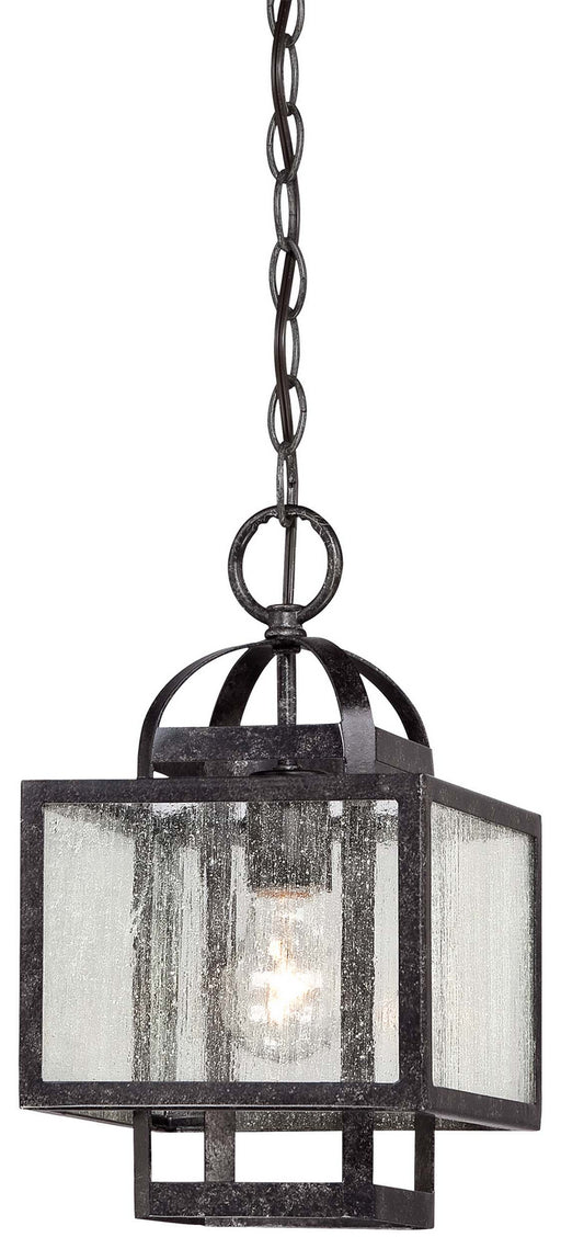 Minka-Lavery - 4879-283 - One Light Mini Pendant - Camden Square - Aged Charcoal