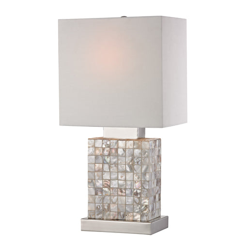 Elk Home - 112-1155 - One Light Table Lamp - No Collection - Chrome, Mother Of Pearl, Mother Of Pearl
