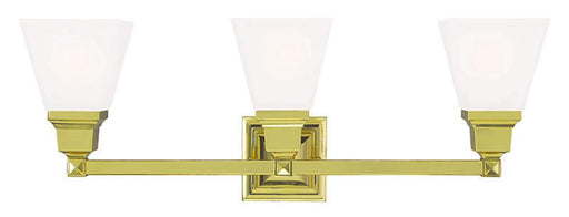 Livex Lighting - 1033-02 - Three Light Bath Vanity - Mission - Polished Brass