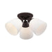 Somerville Ceiling Mount-Flush Mounts-Livex Lighting-Lighting Design Store