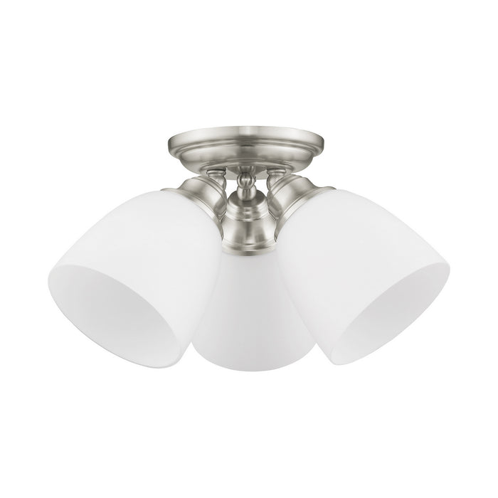 Somerville Ceiling Mount-Flush Mounts-Livex Lighting-Lighting Design Store