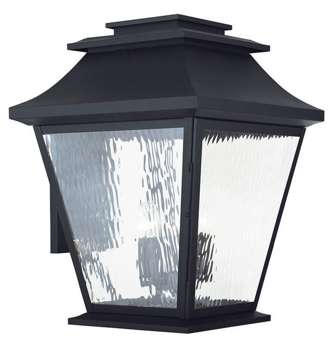 Livex Lighting - 20245-04 - Five Light Outdoor Wall Lantern - Hathaway - Black