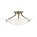 Oasis Ceiling Mount-Semi-Flush Mts.-Livex Lighting-Lighting Design Store