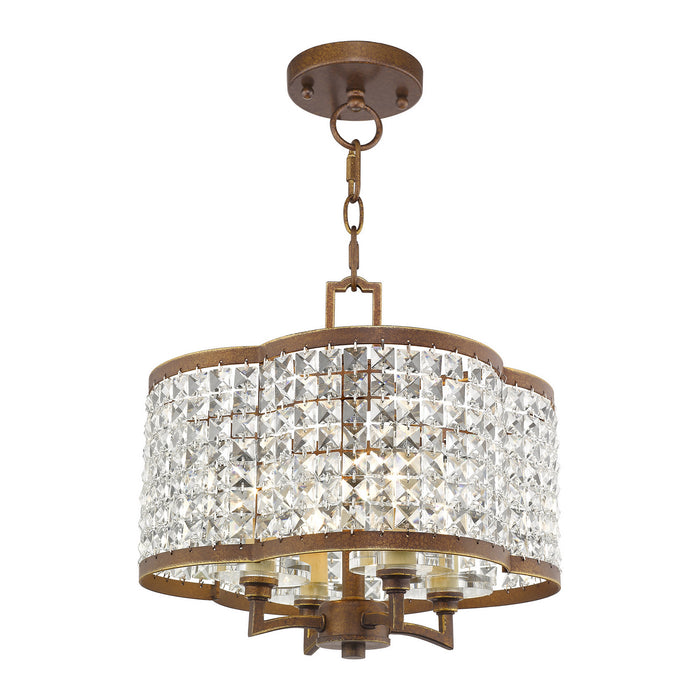 Grammercy Mini Chandelier/Ceiling Mount-Mini Chandeliers-Livex Lighting-Lighting Design Store