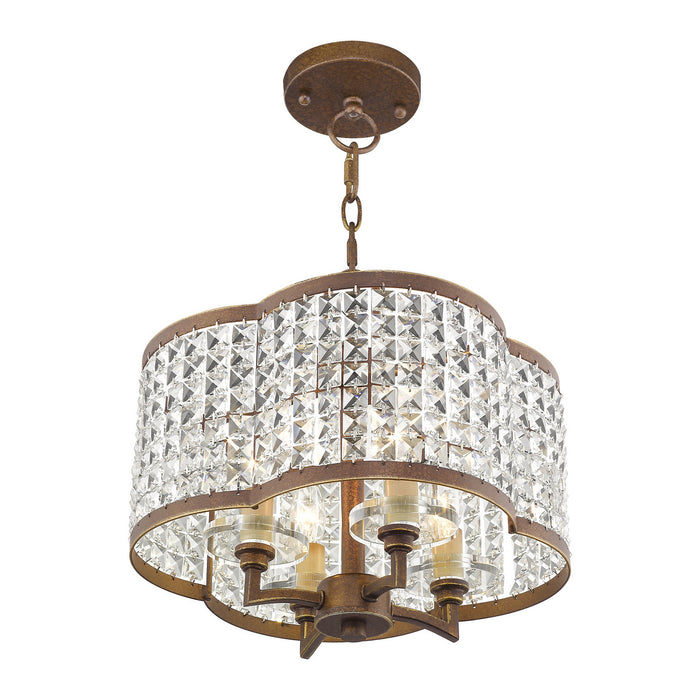 Grammercy Mini Chandelier/Ceiling Mount-Mini Chandeliers-Livex Lighting-Lighting Design Store