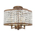 Grammercy Mini Chandelier/Ceiling Mount-Mini Chandeliers-Livex Lighting-Lighting Design Store