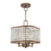 Livex Lighting - 50574-64 - Four Light Mini Chandelier/Ceiling Mount - Grammercy - Hand Painted Palacial Bronze