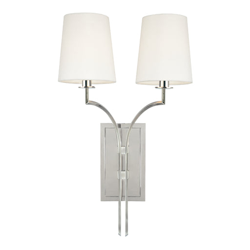 Hudson Valley - 3112-PN - Two Light Wall Sconce - Glenford - Polished Nickel