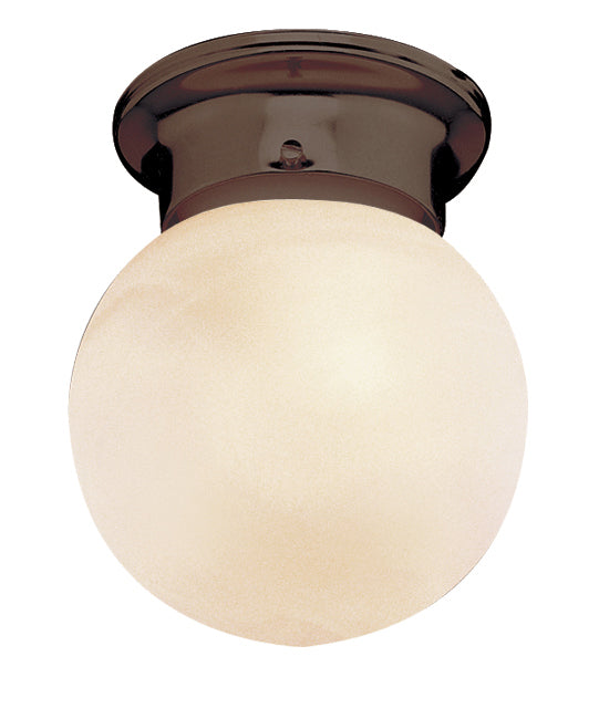 Trans Globe Imports - 3607 ROB - One Light Flushmount - Dash - Rubbed Oil Bronze