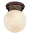 Trans Globe Imports - 3607 ROB - One Light Flushmount - Dash - Rubbed Oil Bronze