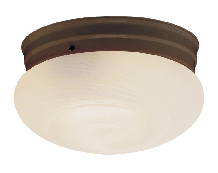 Trans Globe Imports - 3619 ROB - One Light Flushmount - Dash - Rubbed Oil Bronze