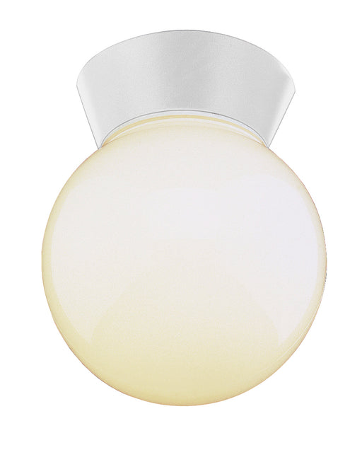 Trans Globe Imports - 4850 WH - One Light Flushmount Lantern - Pershing - White