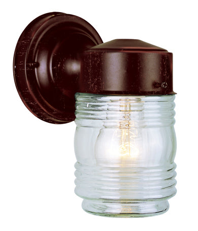 Trans Globe Imports - 4900 RT - One Light Wall Lantern - Quinn - Rust