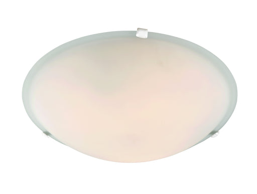 Trans Globe Imports - 58700 WH - Two Light Flushmount - Cracka - White