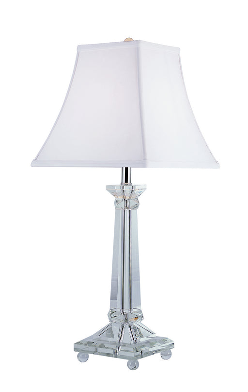 Trans Globe Imports - CTL-100 - One Light Table Lamp - Crystal Lamps - Polished Chrome