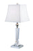 Trans Globe Imports - CTL-114 - One Light Table Lamp - Crystal Lamps - Polished Chrome