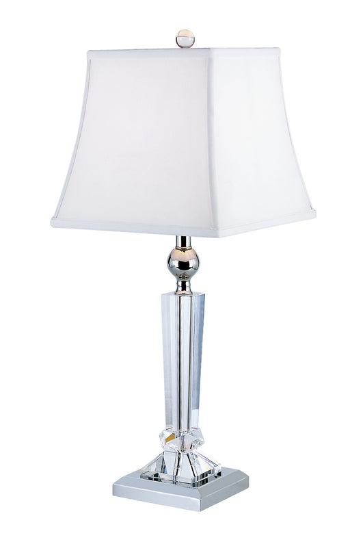 Trans Globe Imports - CTL-114 - One Light Table Lamp - Crystal Lamps - Polished Chrome