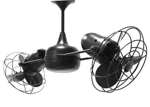 Matthews Fan Company - DD-BK-MTL - 36 Inch Ceiling Fan - Duplo-Dinamico - Matte Black
