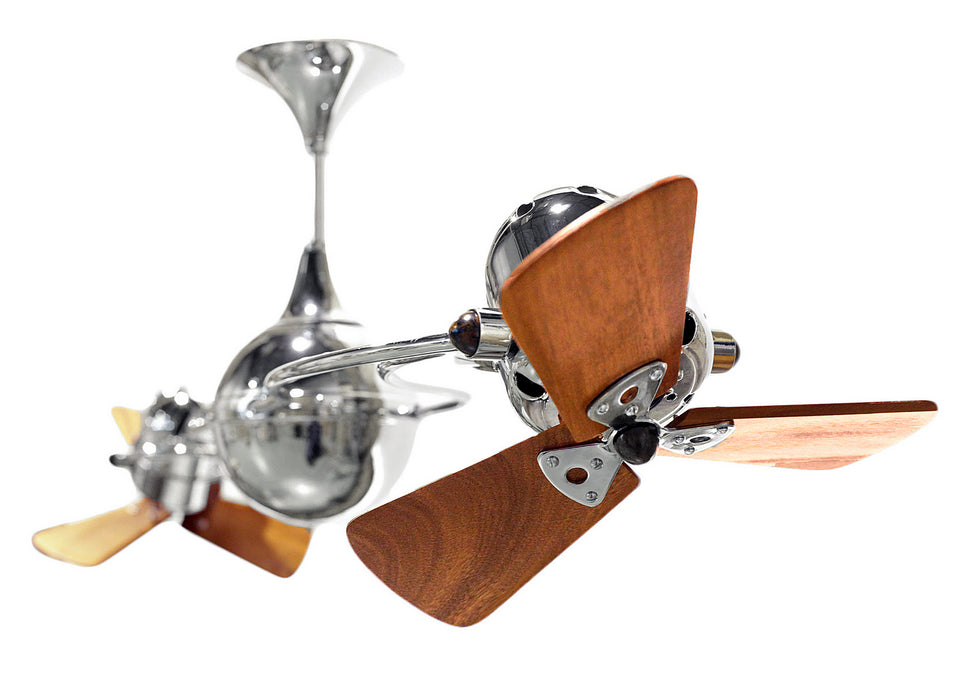 Matthews Fan Company - IV-CR-WD - Ceiling Fan - Italo Ventania - Polished Chrome